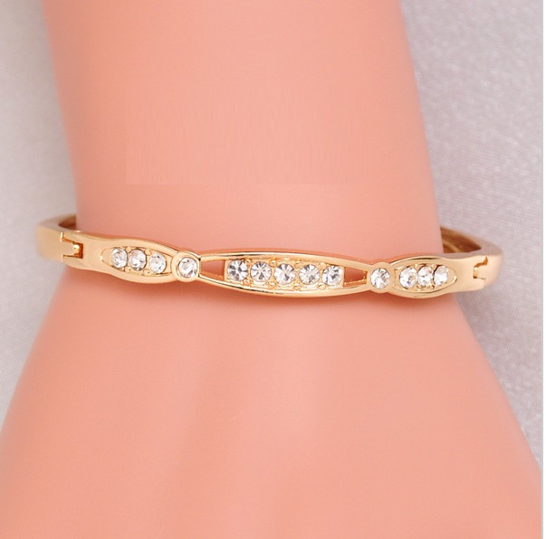 Art: 397 Gold Armband mit Strass