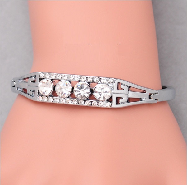 Art: 398 Silber Armband mit Strass