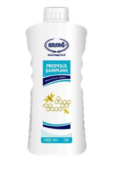 Art: 0240  ERSAG.SHAMPOO MIT PROPOLIS FÜR NORMALE BIS TROCKENE HAARE 1000 ML.