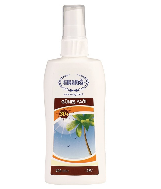 Art:238 ERSAG ECO SONNENÖL 200 ML Passt für Alle Hautypen