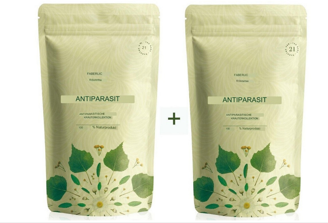 Art: 2001 FABERLIC HERBAL TEA ANTIPARASIT Natural Produkt Die Packung enthält 21 Teebeutel