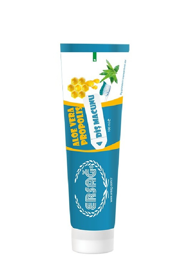 Art: 188 Ersag ECO  ZAHNPASTE mit Aloe Vera, Propolis, Sivak und andere Kräuterextrakte, Enthält Kein Fluorid 100 ML