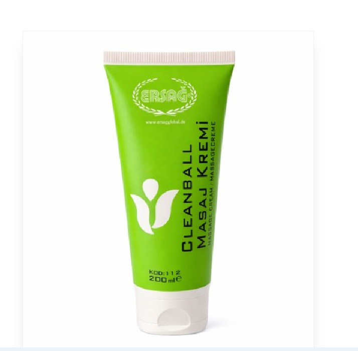 Art: 1112 Ersag ECO CLEAN-BALL MASSAGE CREME,MASSAGECREME Kühlend/ schnell Entspant Muskeln & Müde Beine/Erkältung Original 200ML 