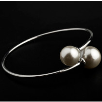 Art: 392 Silber Armband mit Perlen 