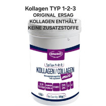 ART: 2066 Ersag ECO Produkte Original KOLLAGEN-MIX Pulver (TYP 1-2-3)  enthält keine  Zusatzstoffe 300 gramm