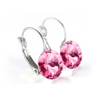 Art: 60 Französische Edelstahl Ohrringe Farbe: Ligt Rosa